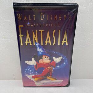 Walt Disney's Masterpiece Fantasia VHS Tape Clamshell Rare Collectible Edition